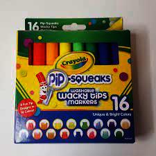MARKERS PIP SQUEAKS WASHABLE 16C